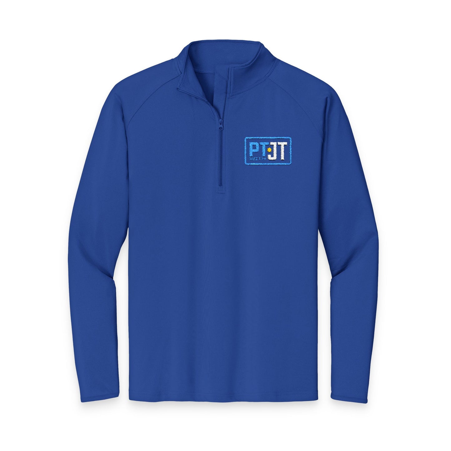 PT With JT Logo Sport-Wick® Stretch Quarter-Zip Pullover