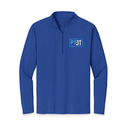 PT With JT Logo Sport-Wick® Stretch Quarter-Zip Pullover