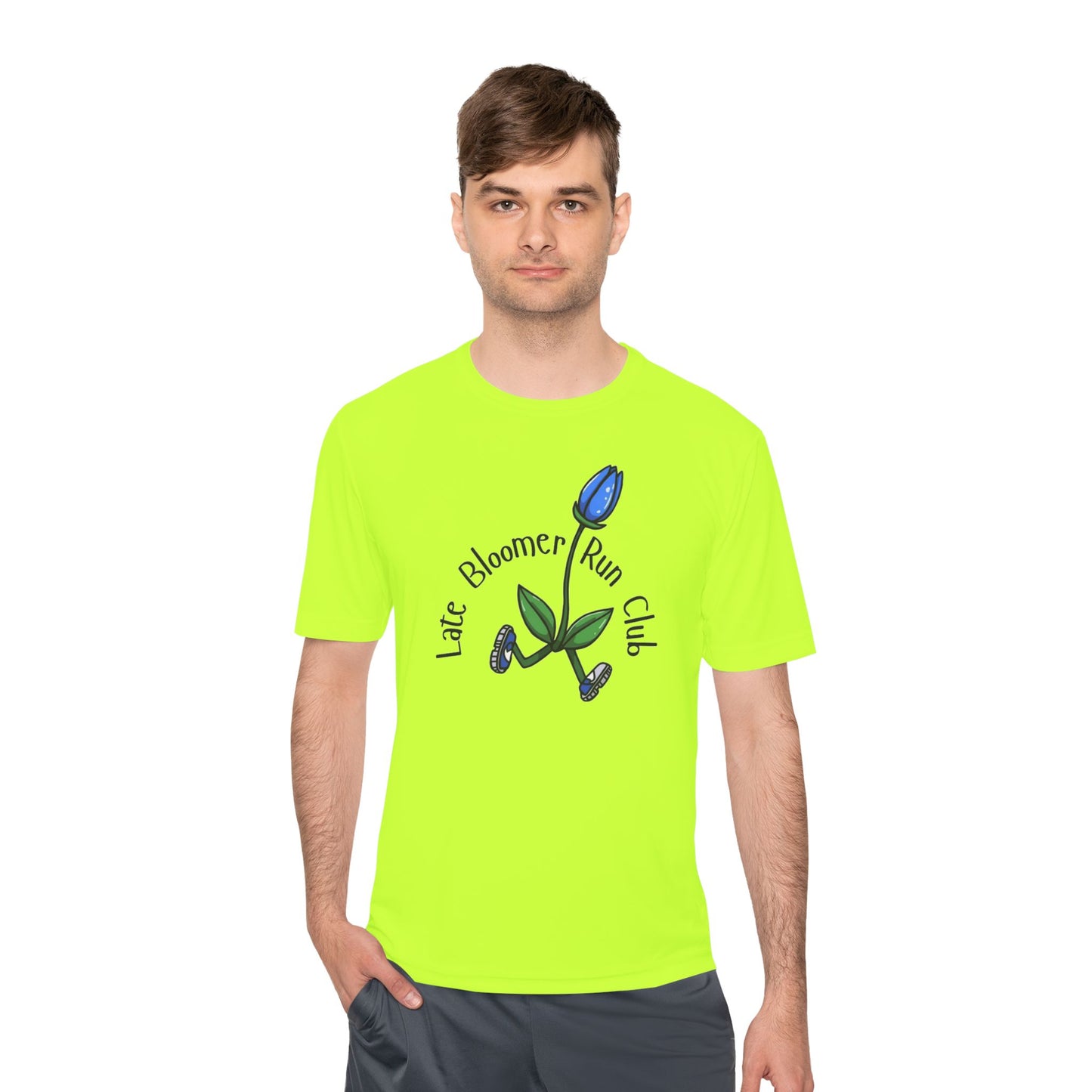 PT With JT - Late Bloomer Run Club Unisex Moisture Wicking Tee