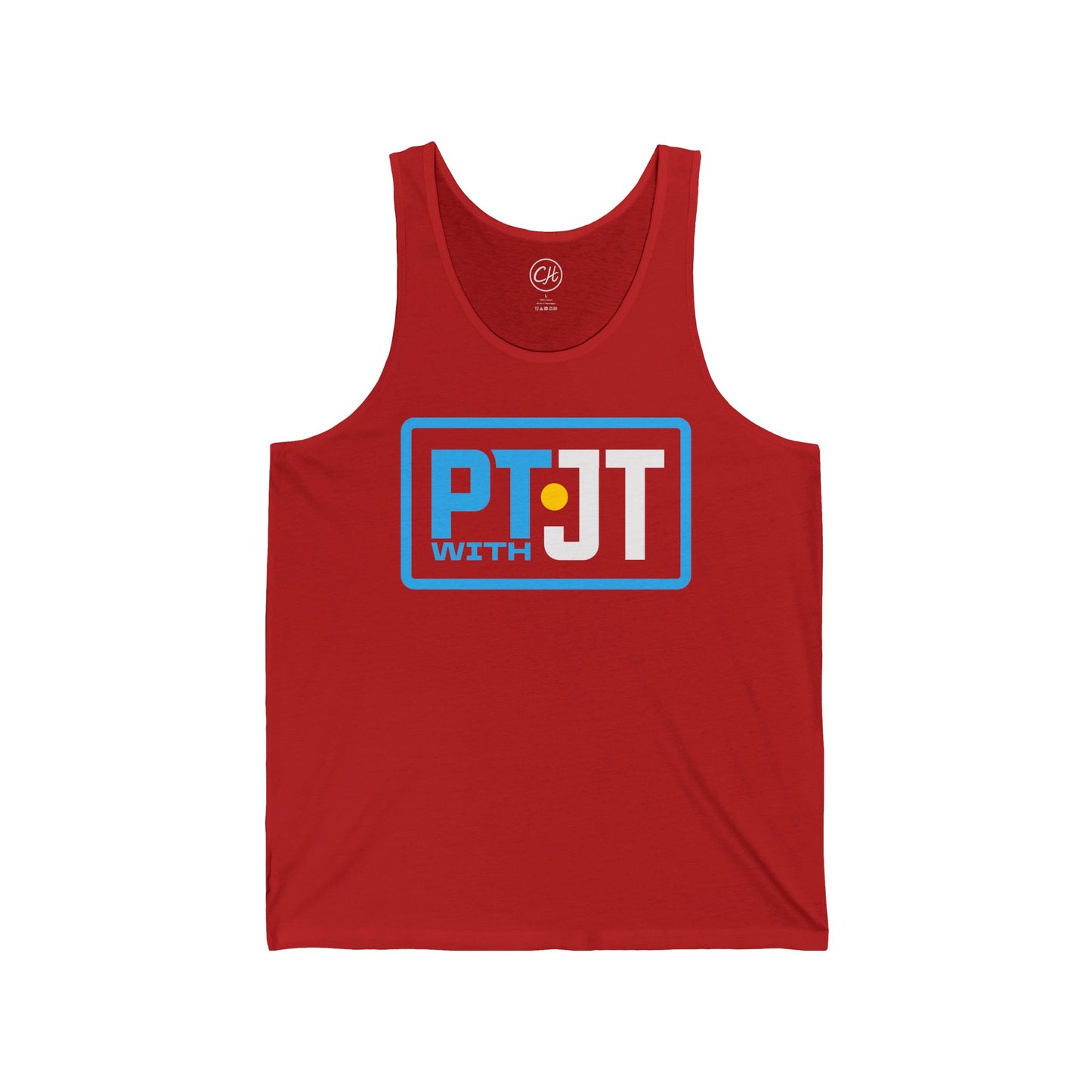 PT With JT - Logo Unisex Running Tank