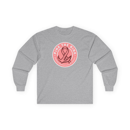 Oswego Women's Club Hockey Pink The Rink Long Sleeve Tee