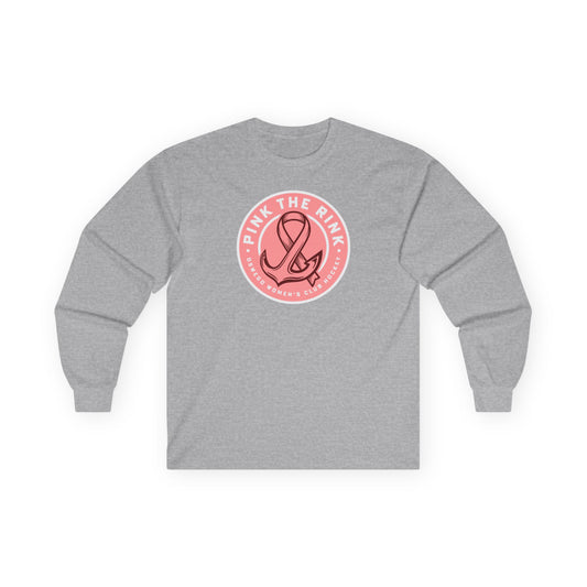 Oswego Women's Club Hockey Pink The Rink Long Sleeve Tee