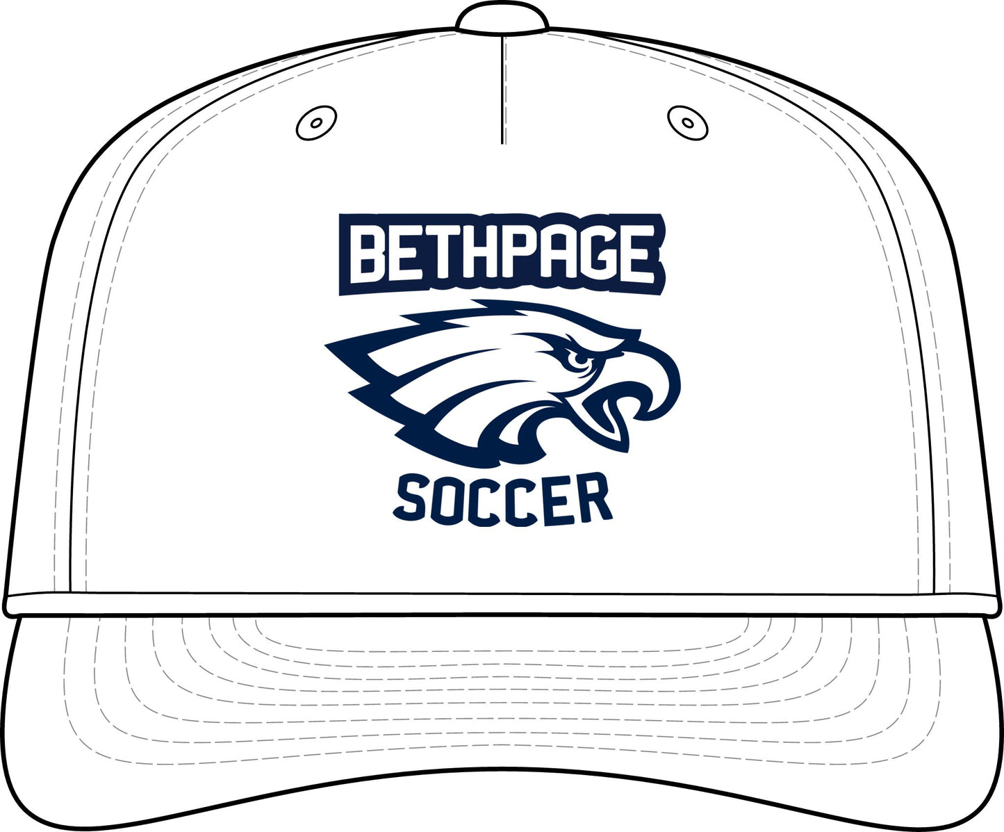 Bethpage Soccer Performance Rope Cap - Eagle