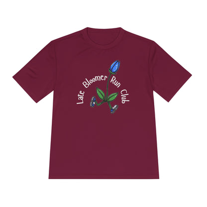 PT With JT - Washington State Late Bloomer Run Club Unisex Moisture Wicking Tee