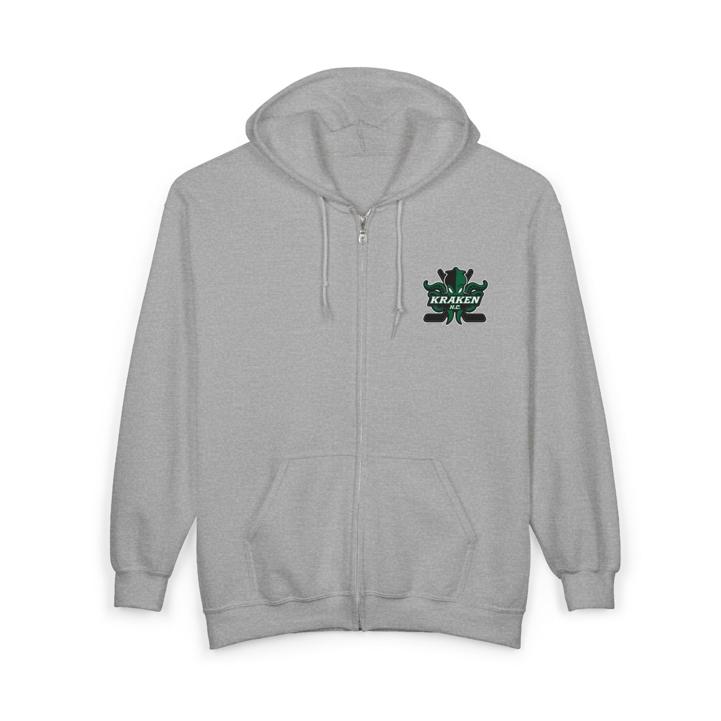 Kraken Heavy Blend™ Full Zip Hooded Sweatshirt