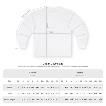 Gildan 2400 Unisex Ultra Cotton Long Sleeve Tee