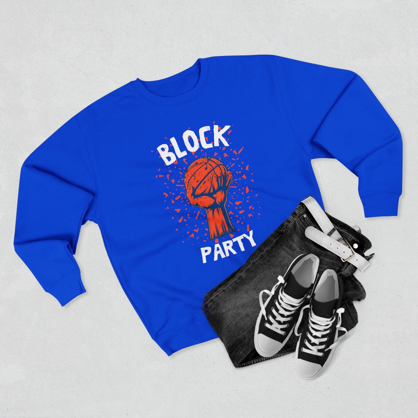 TrueKnicksFan "Block Party" Crewneck