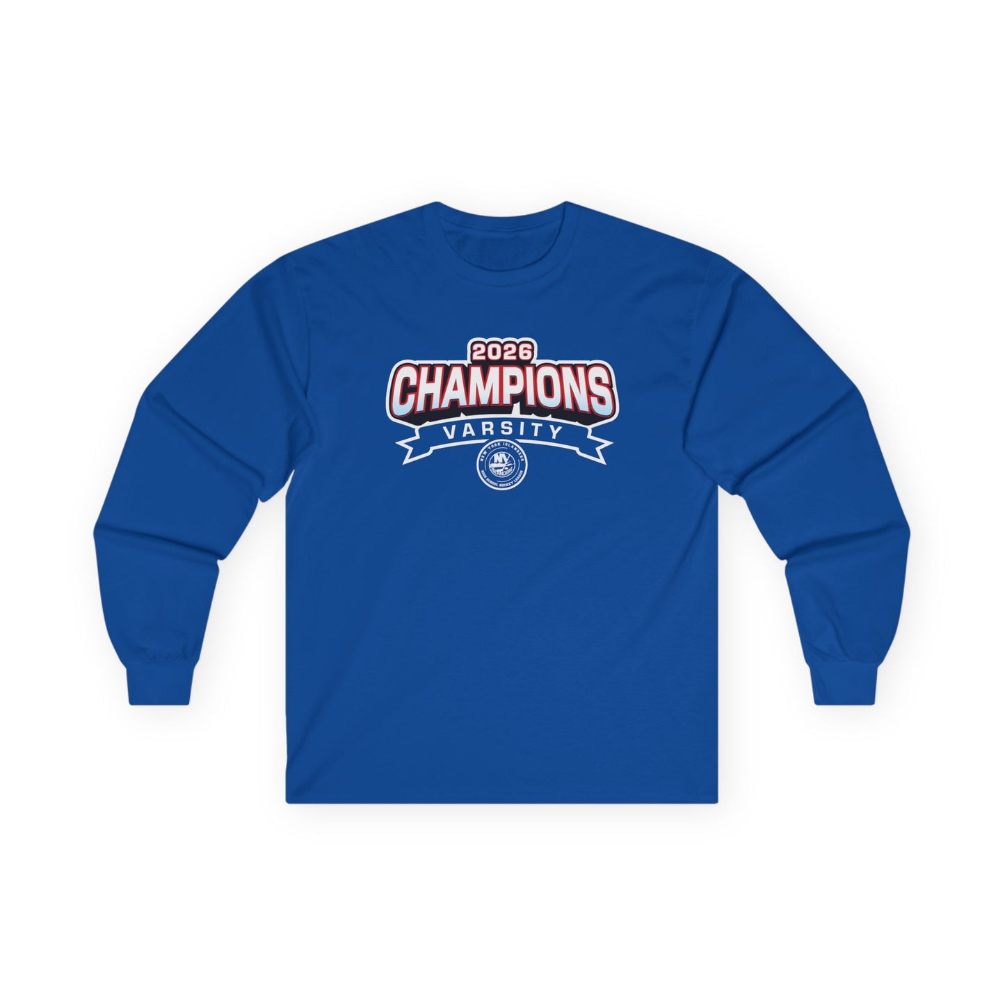 2026 NYIHSHL Champions - Bellmore Merrick Long Sleeve Cotton Tee