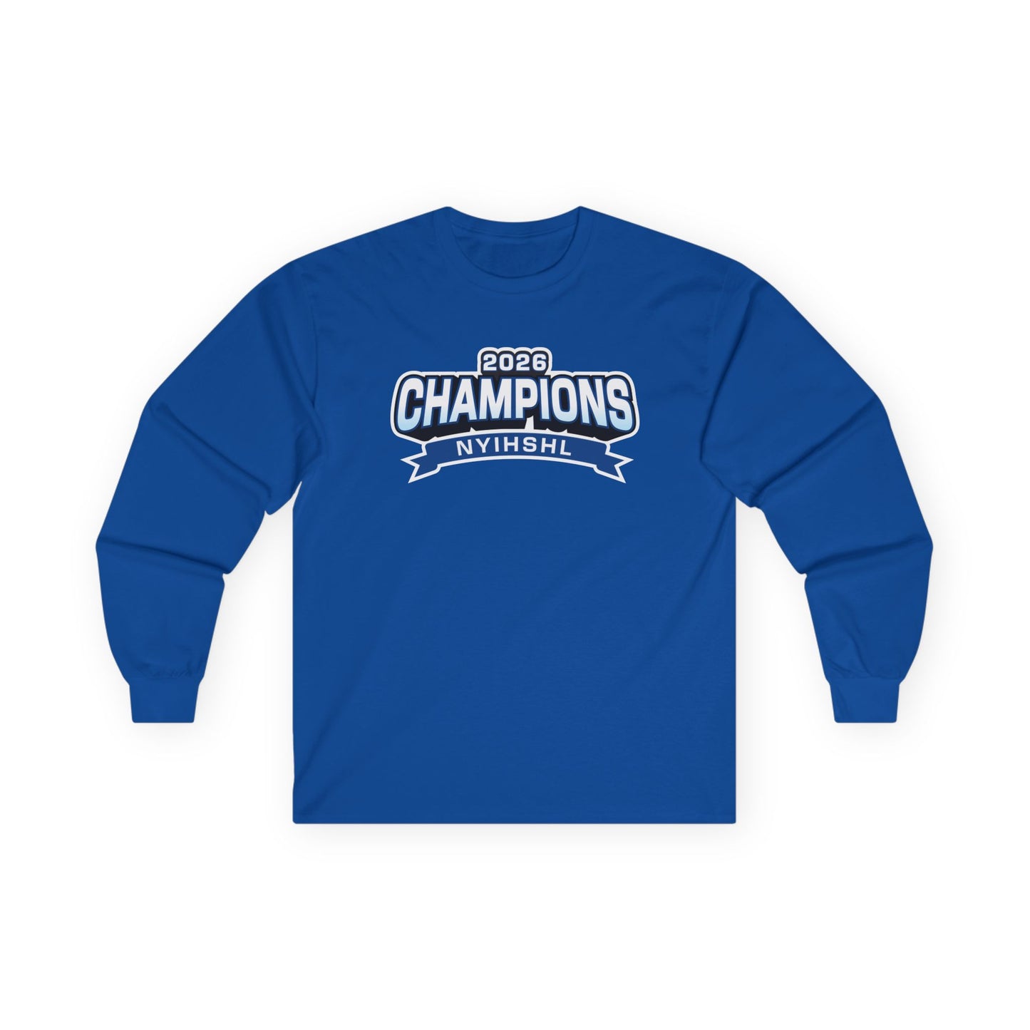 2026 NYIHSHL Champions - Long Beach Long Sleeve Cotton Tee