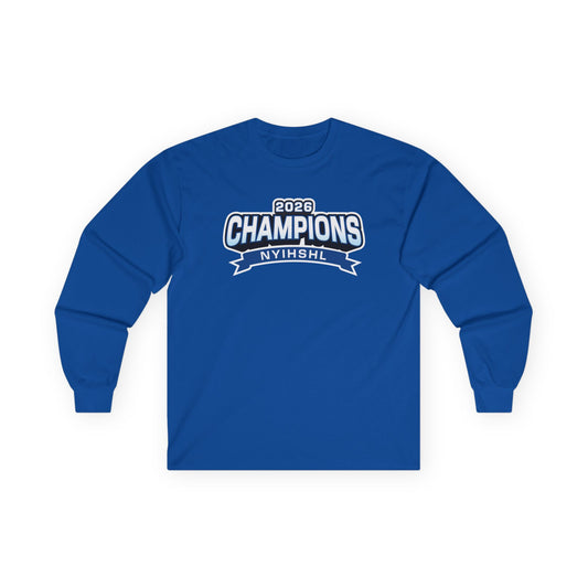 2026 NYIHSHL Champions - Long Beach Long Sleeve Cotton Tee