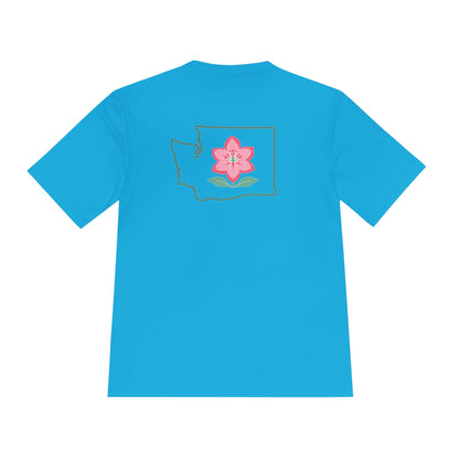 PT With JT - Washington State Late Bloomer Run Club Unisex Moisture Wicking Tee