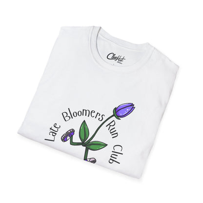 PT With JT Late Bloomers Run Club Unisex Softstyle T-Shirt