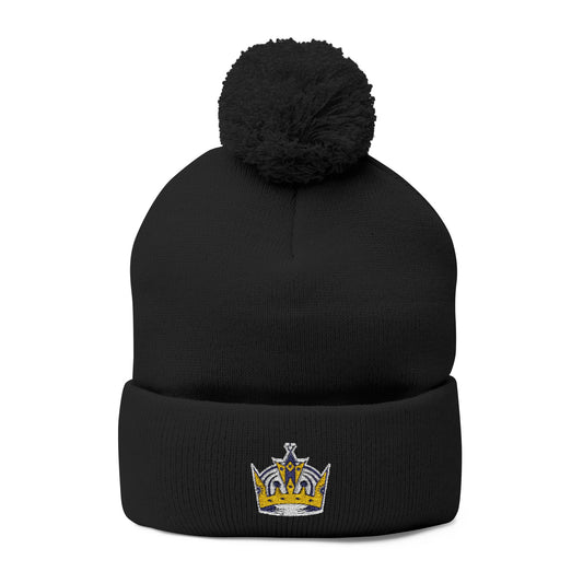 L.I. Kings Pom-Pom Knit Cap