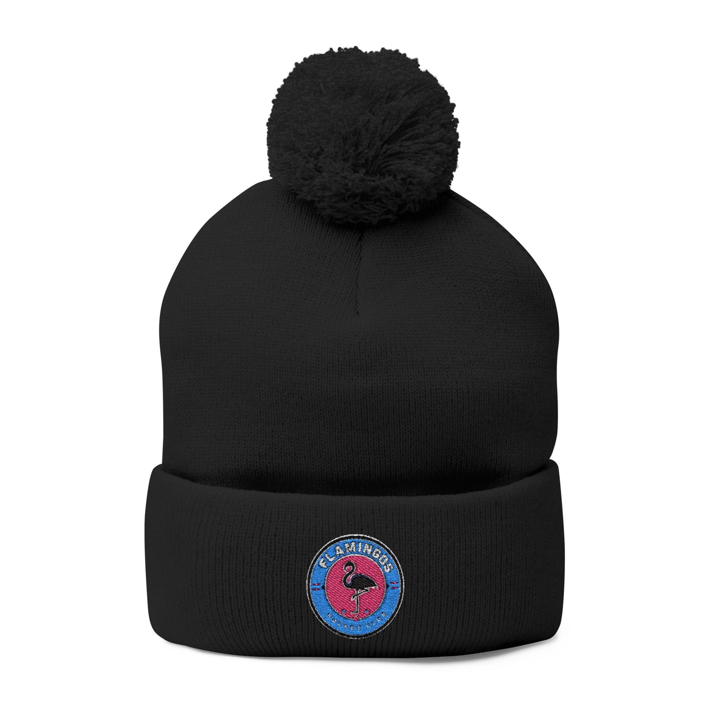 Flamingoes HC Pom-Pom Knit Cap