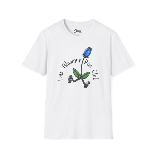 PT With JT - Late Bloomer Run Club Unisex Softstyle T-Shirt