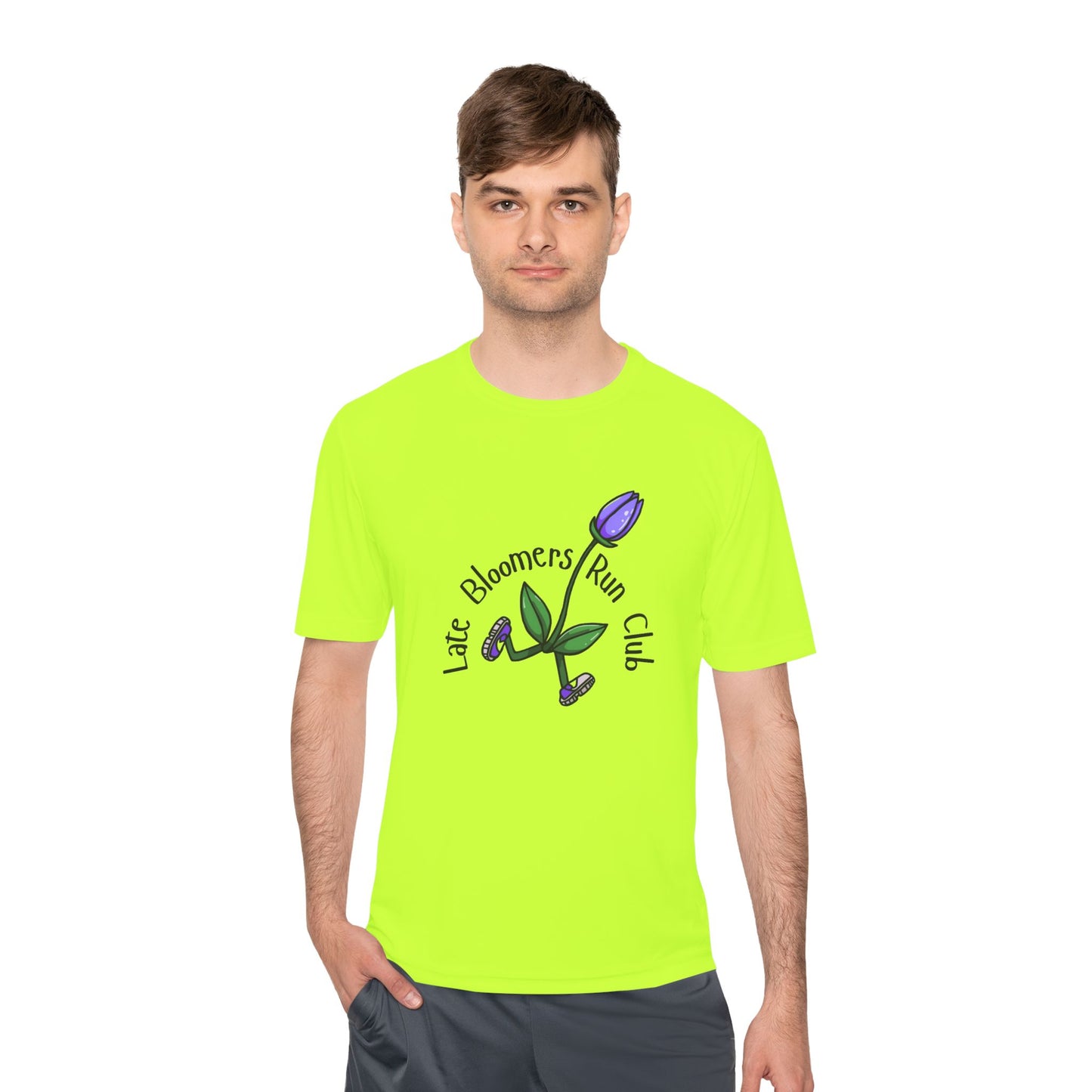 PTJT Late Bloomers Run Club Unisex Moisture Wicking Tee