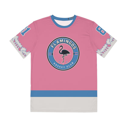 Flamingoes Jersey Shirt - BIANCO