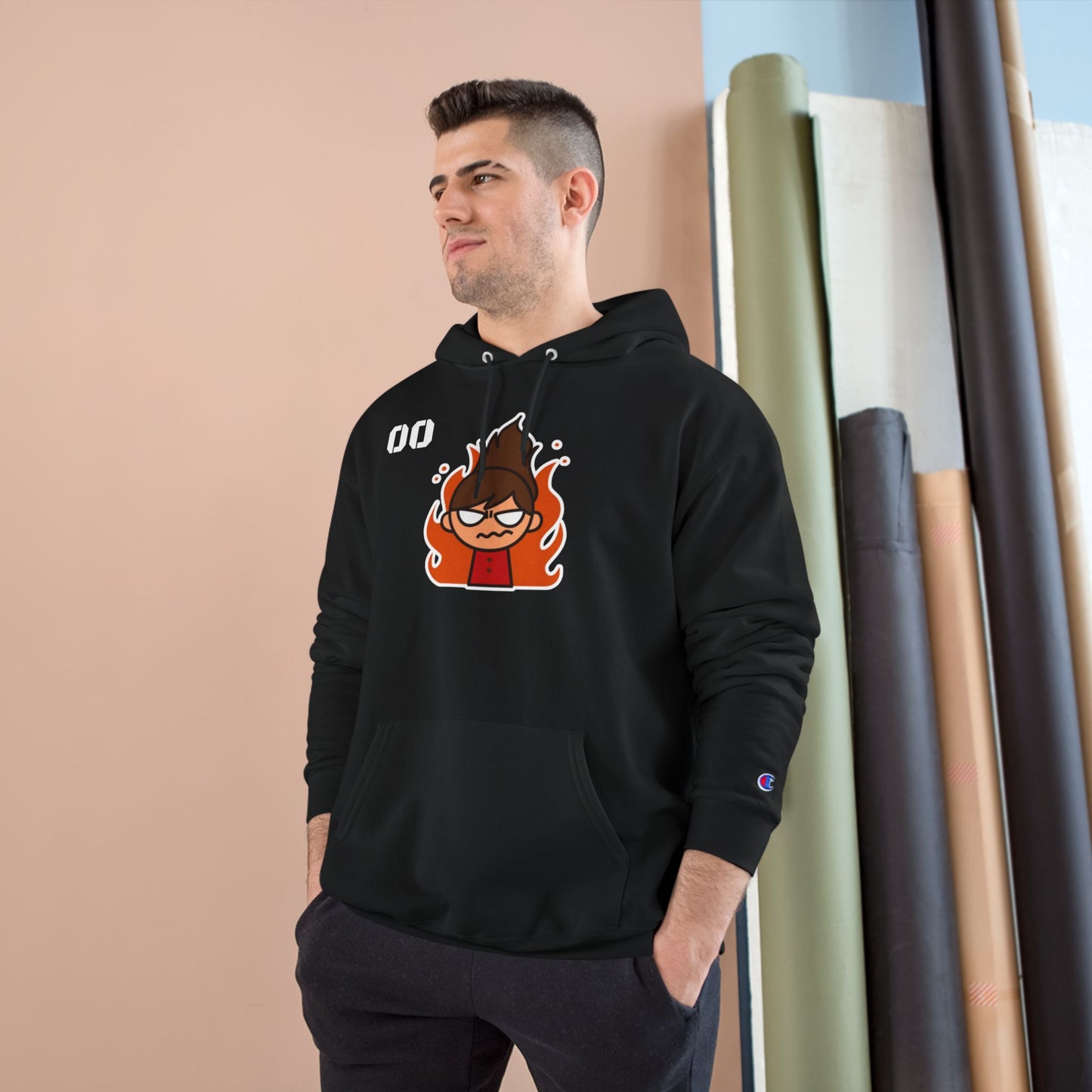 Angry Moms Champion Hoodie (Custom)