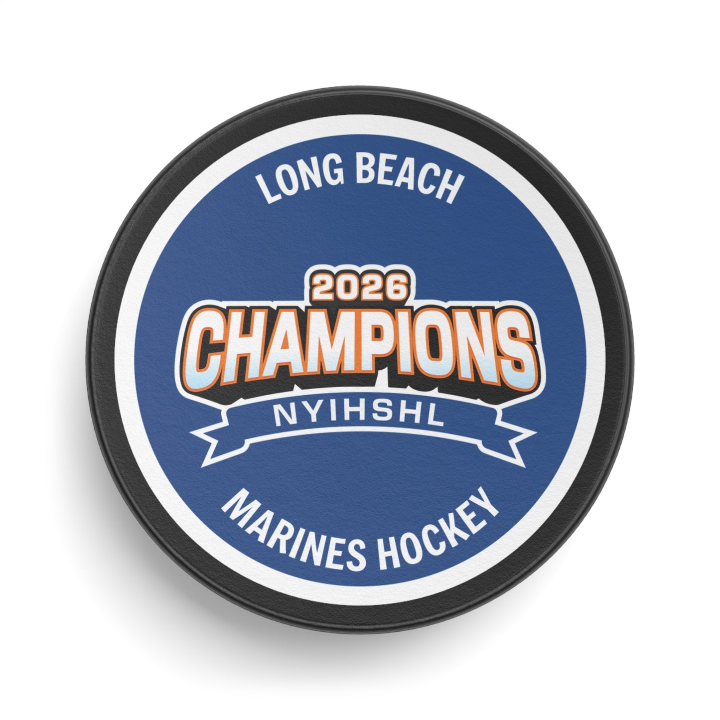 2026 NYIHSHL Champions Hockey Puck
