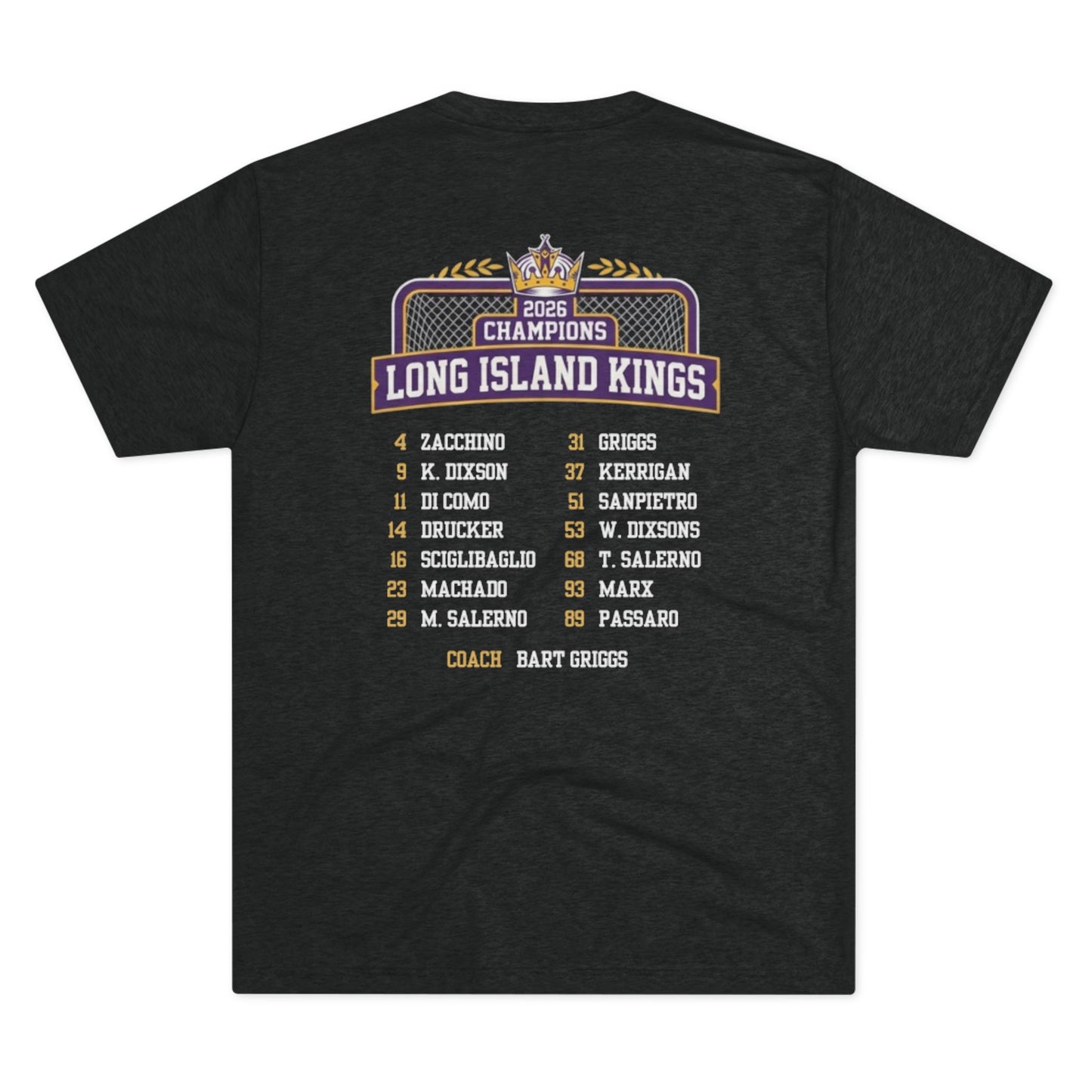 L.I. Kings Champions Dri-Fit Triblend Tee (Custom)