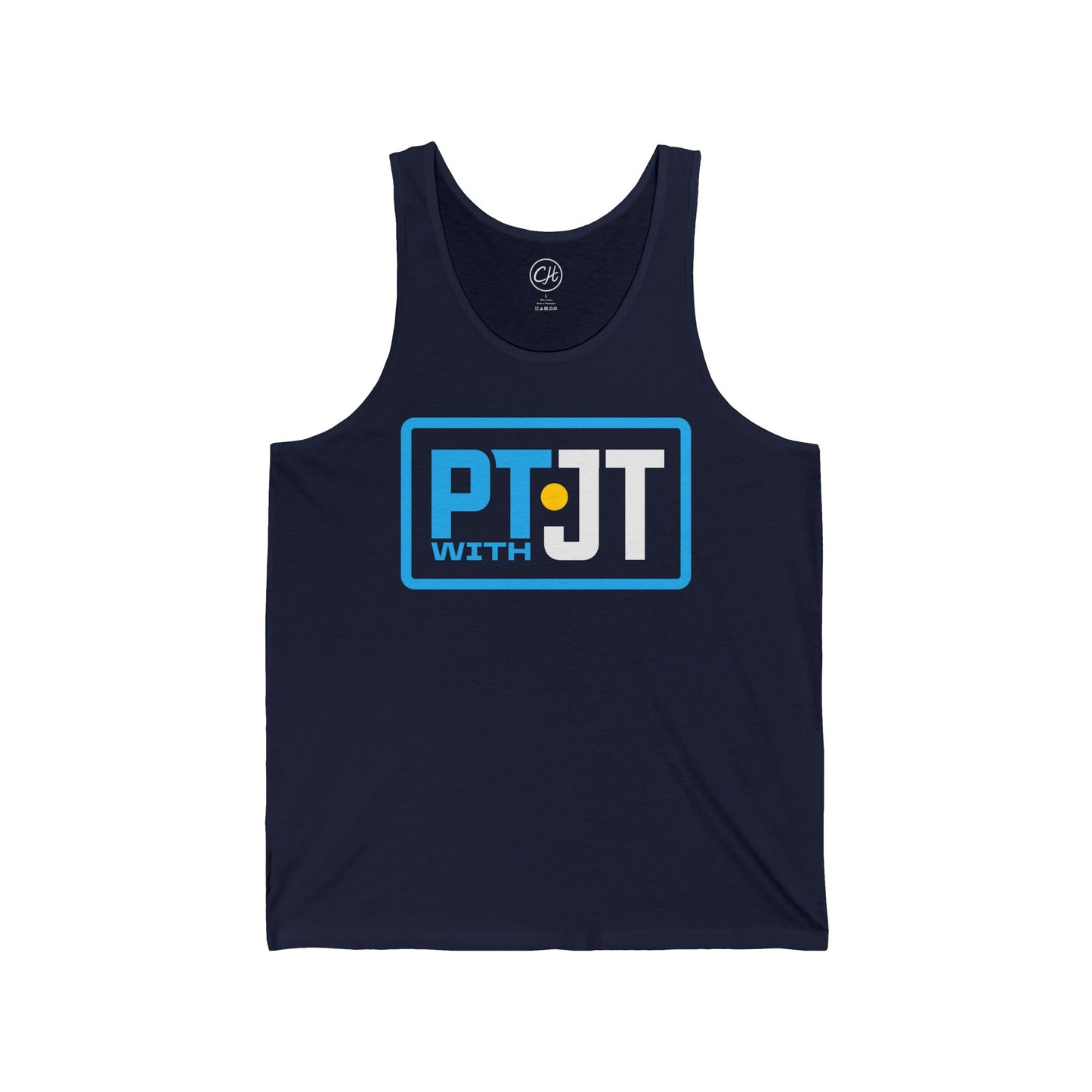 PT With JT - Logo Unisex Running Tank