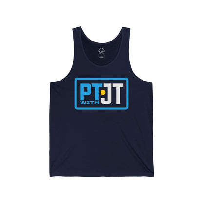PT With JT - Logo Unisex Running Tank