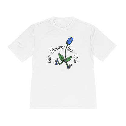 PT With JT - Washington State Late Bloomer Run Club Unisex Moisture Wicking Tee