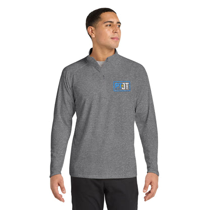 PT With JT Logo Sport-Wick® Stretch Quarter-Zip Pullover