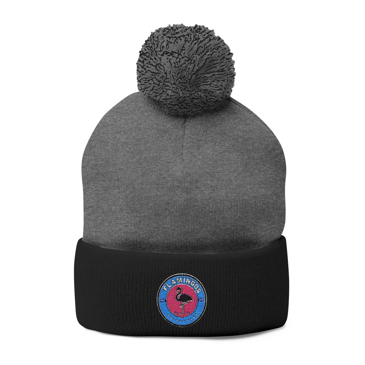 Flamingoes HC Pom-Pom Knit Cap
