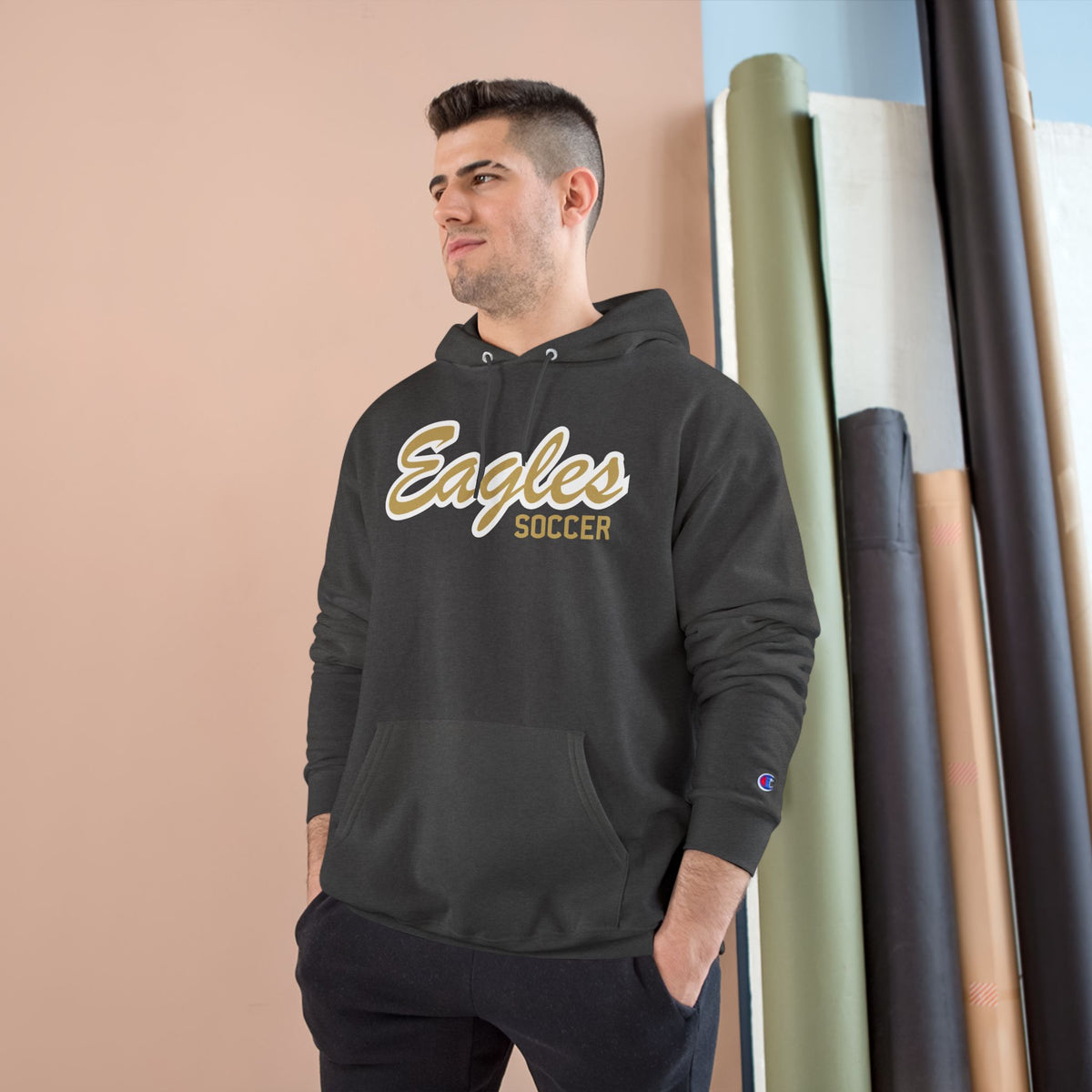 Bethpage Soccer Champion Hoodie - Script