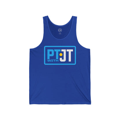 PT With JT - Logo Unisex Running Tank