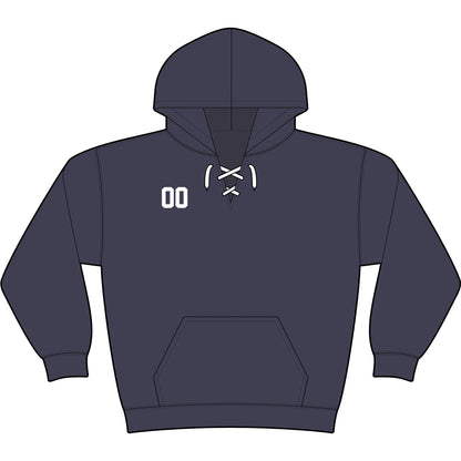 Bethpage Hockey Lace Up Hoodie - Eagle