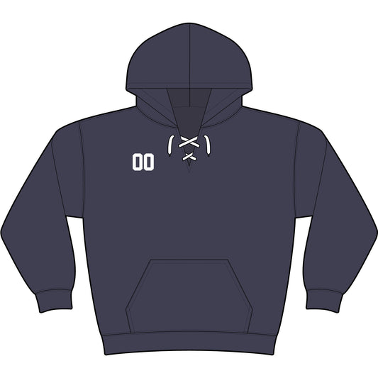 Bethpage Hockey Lace Up Hoodie - Eagle