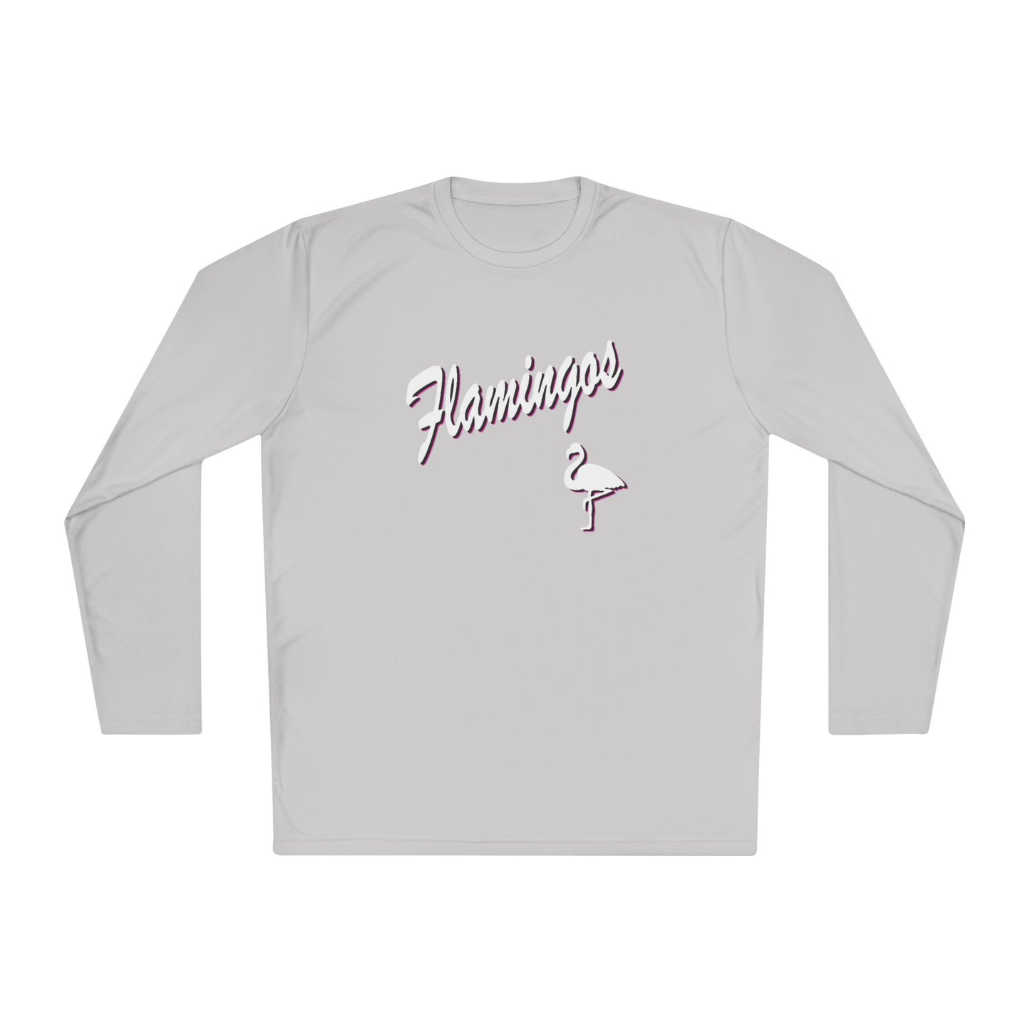 Retro Flamingoes Dri-Fit Long Sleeve Tee