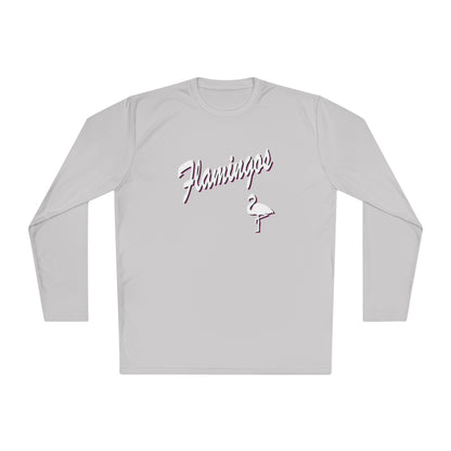 Retro Flamingoes Dri-Fit Long Sleeve Tee