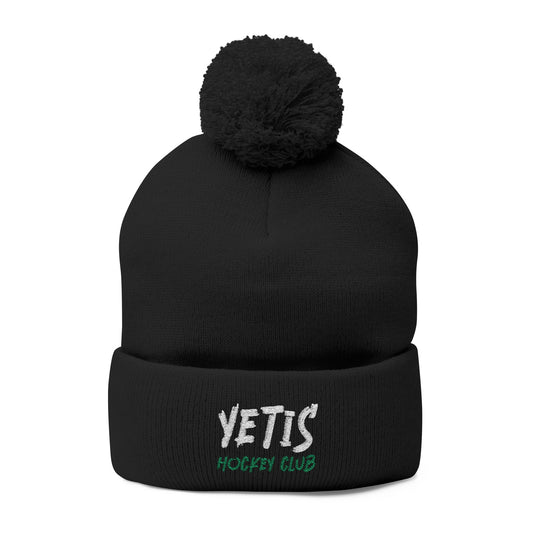 Yetis Pom-Pom Knit Cap (Embroidery)