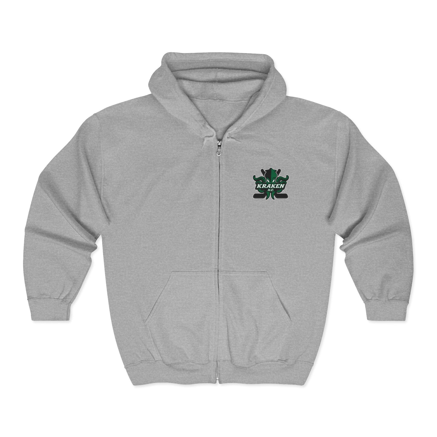 Kraken Heavy Blend™ Full Zip Hooded Sweatshirt