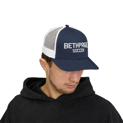 Bethpage Soccer Trucker Cap - Wordmark