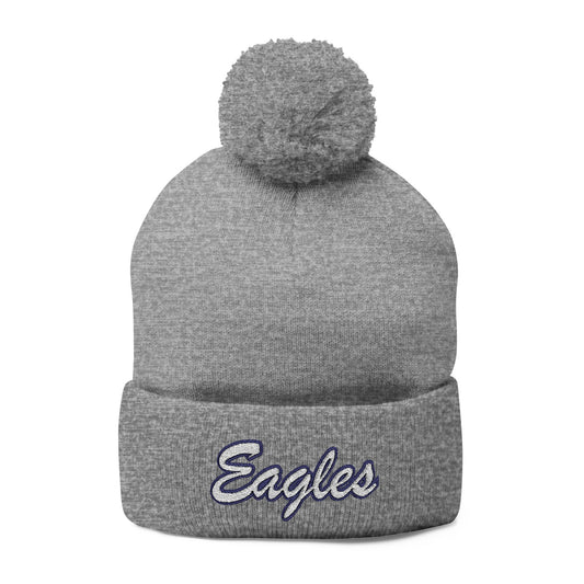 Bethpage Embroidered Pom-Pom Knit Cap